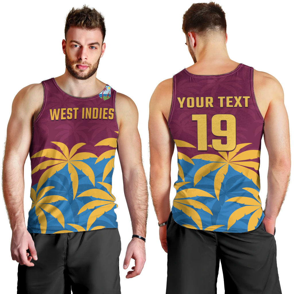 Custom West Indies Cricket Men Tank Top The Maroons Calypso Heritage