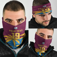 Custom West Indies Cricket Neck Gaiter The Maroons Calypso Heritage
