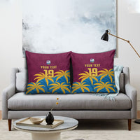 Custom West Indies Cricket Pillow Cover The Maroons Calypso Heritage