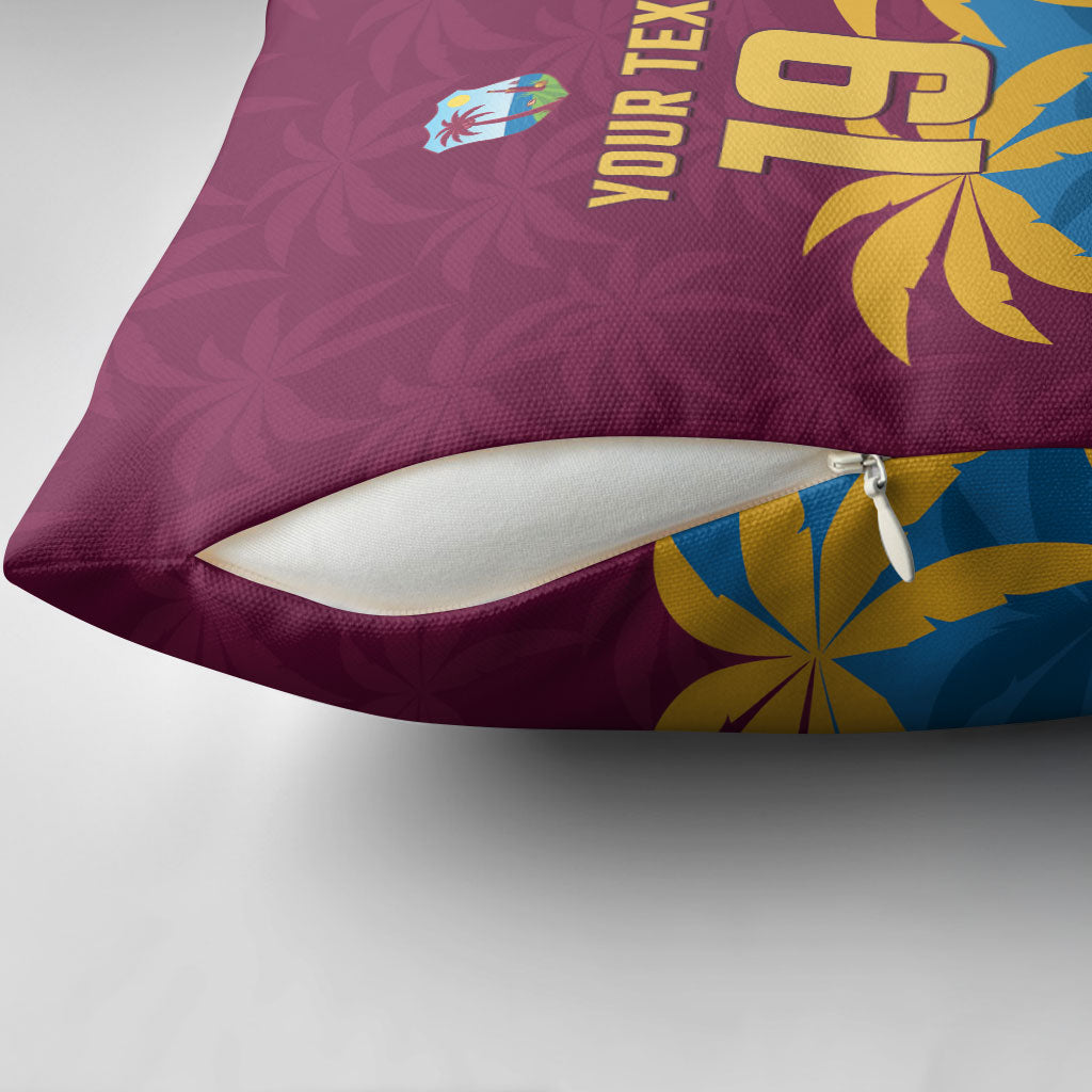 Custom West Indies Cricket Pillow Cover The Maroons Calypso Heritage