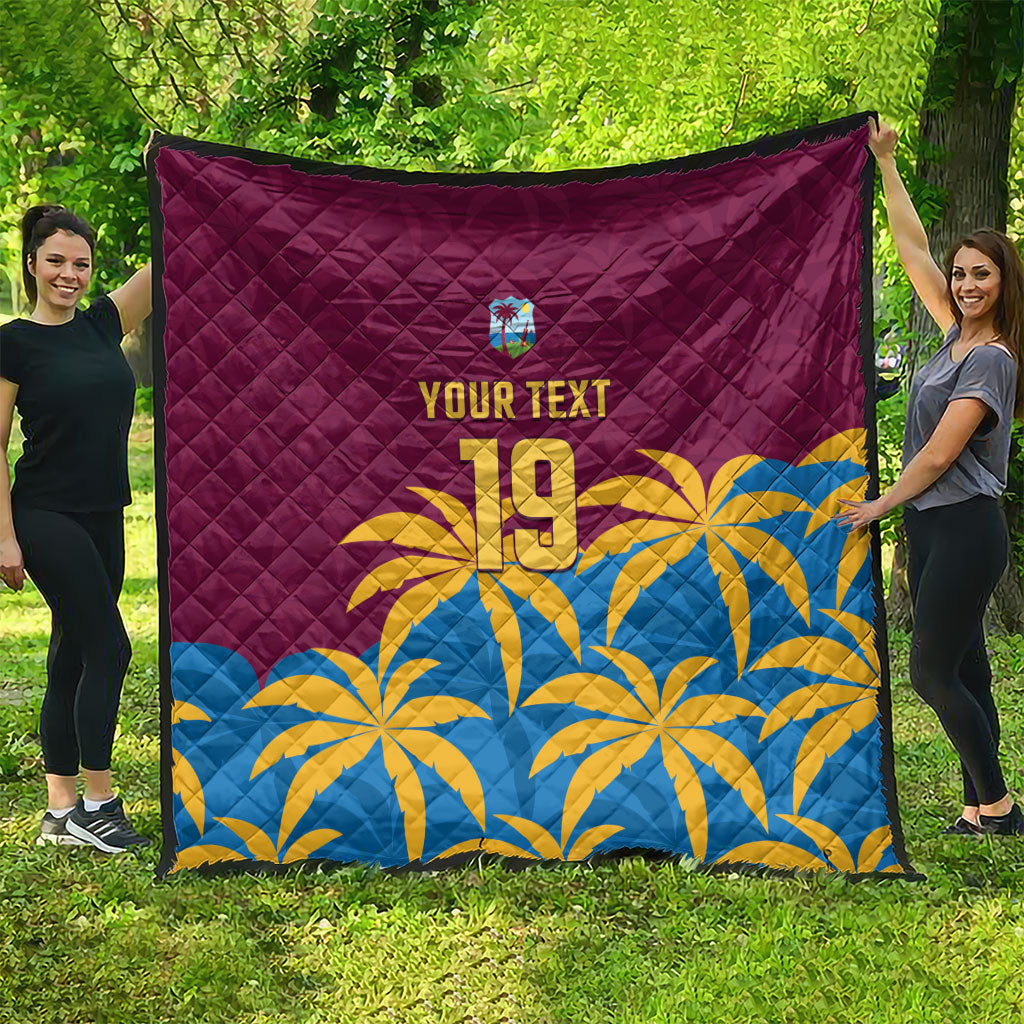 Custom West Indies Cricket Quilt The Maroons Calypso Heritage