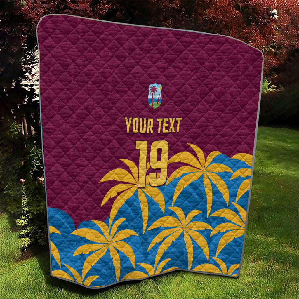 Custom West Indies Cricket Quilt The Maroons Calypso Heritage