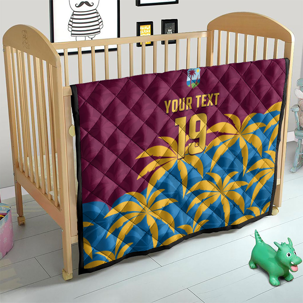 Custom West Indies Cricket Quilt The Maroons Calypso Heritage