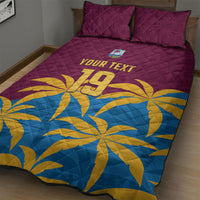 Custom West Indies Cricket Quilt Bed Set The Maroons Calypso Heritage