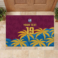 Custom West Indies Cricket Rubber Doormat The Maroons Calypso Heritage