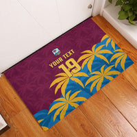Custom West Indies Cricket Rubber Doormat The Maroons Calypso Heritage