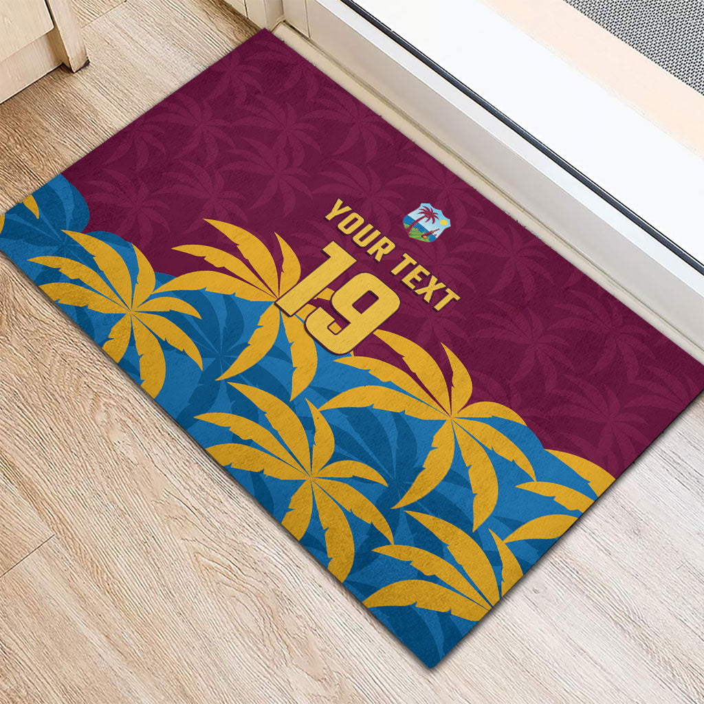Custom West Indies Cricket Rubber Doormat The Maroons Calypso Heritage
