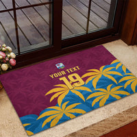 Custom West Indies Cricket Rubber Doormat The Maroons Calypso Heritage