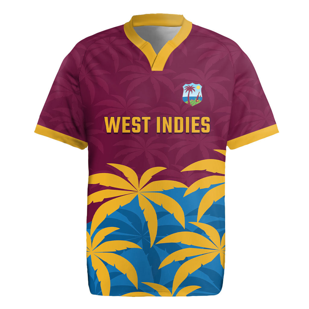 Custom West Indies Cricket Rugby Jersey The Maroons Calypso Heritage