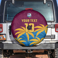 Custom West Indies Cricket Spare Tire Cover The Maroons Calypso Heritage