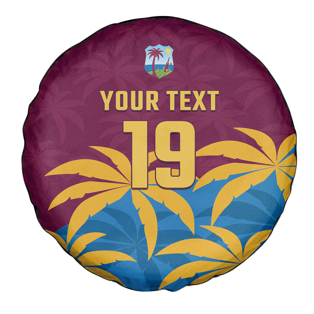 Custom West Indies Cricket Spare Tire Cover The Maroons Calypso Heritage