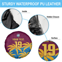 Custom West Indies Cricket Spare Tire Cover The Maroons Calypso Heritage