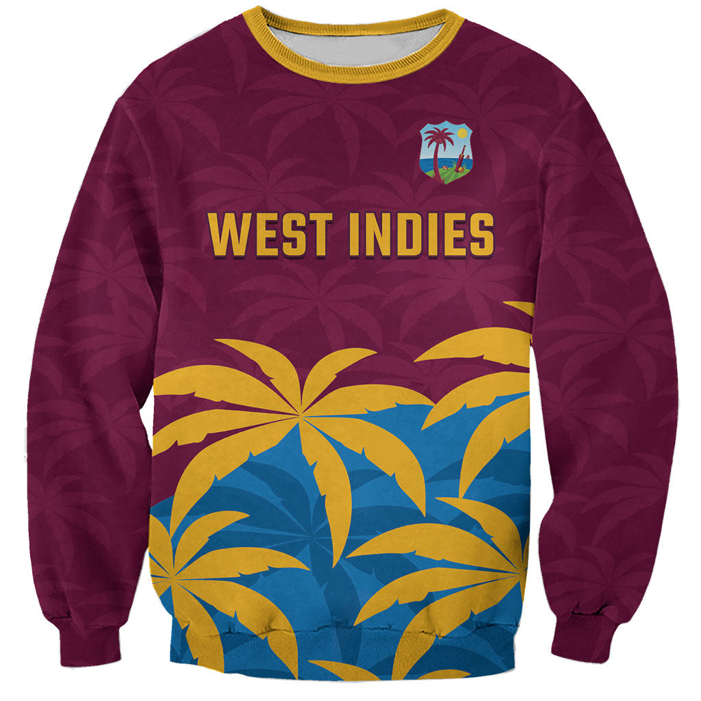 Custom West Indies Cricket Sweatshirt The Maroons Calypso Heritage