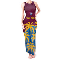 Custom West Indies Cricket Tank Maxi Dress The Maroons Calypso Heritage