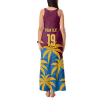 Custom West Indies Cricket Tank Maxi Dress The Maroons Calypso Heritage
