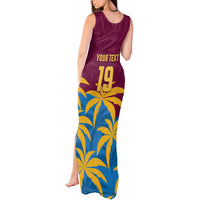 Custom West Indies Cricket Tank Maxi Dress The Maroons Calypso Heritage