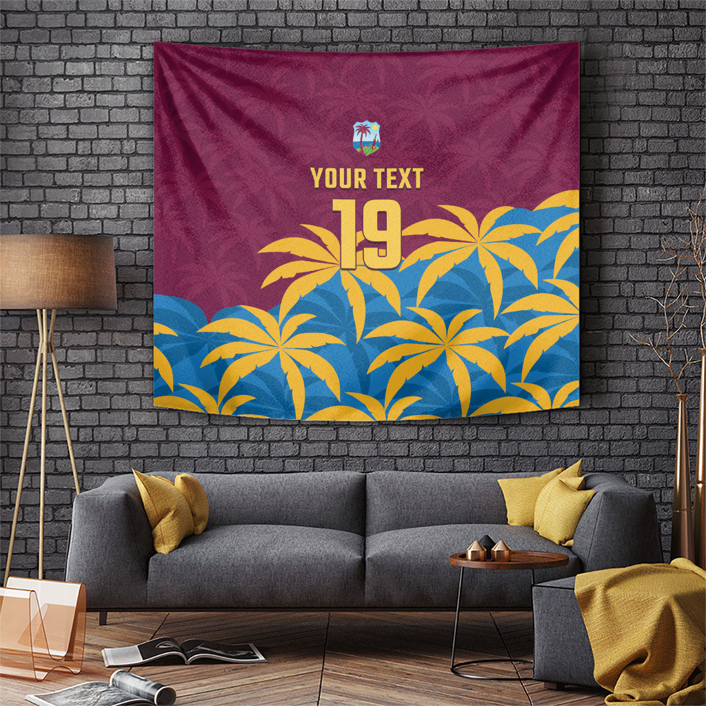 Custom West Indies Cricket Tapestry The Maroons Calypso Heritage