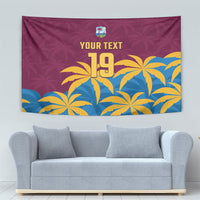 Custom West Indies Cricket Tapestry The Maroons Calypso Heritage