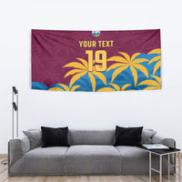 Custom West Indies Cricket Tapestry The Maroons Calypso Heritage
