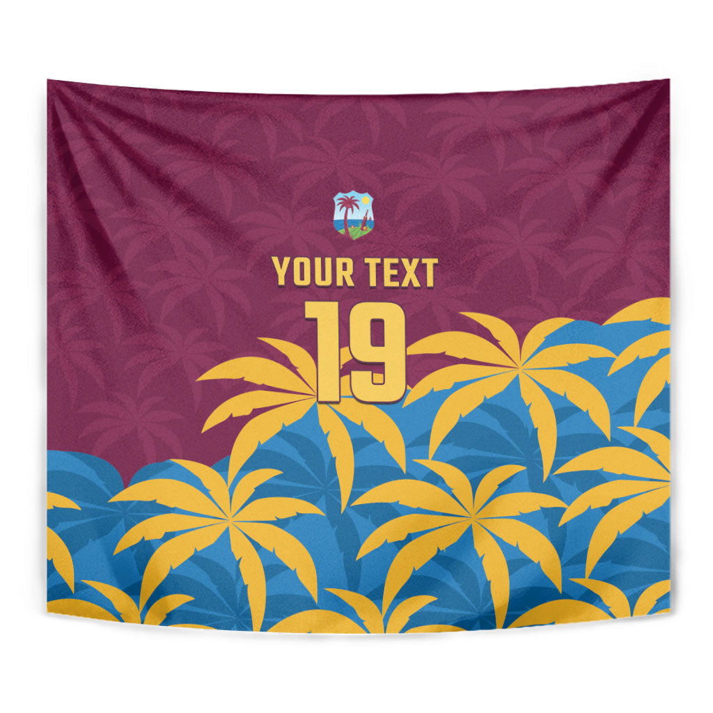 Custom West Indies Cricket Tapestry The Maroons Calypso Heritage
