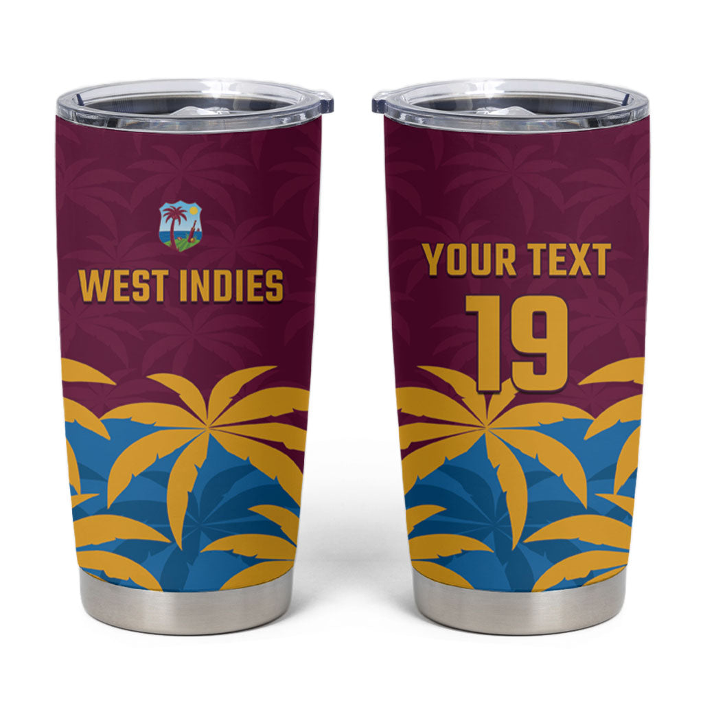 Custom West Indies Cricket Tumbler Cup The Maroons Calypso Heritage
