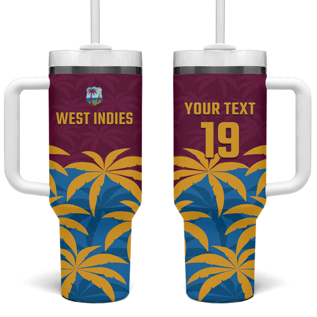 Custom West Indies Cricket Tumbler With Handle The Maroons Calypso Heritage