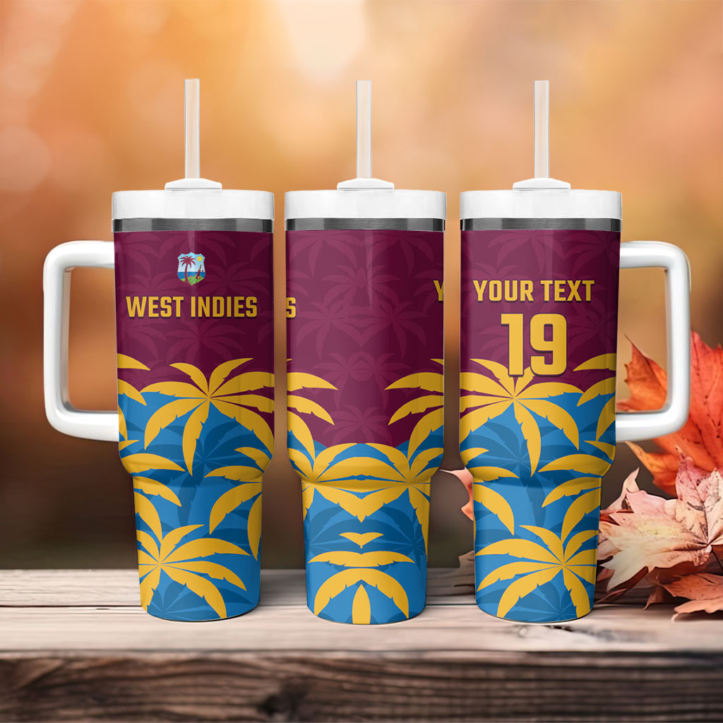 Custom West Indies Cricket Tumbler With Handle The Maroons Calypso Heritage