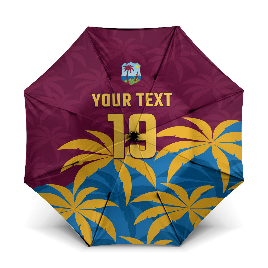 Custom West Indies Cricket Umbrella The Maroons Calypso Heritage