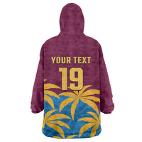 Custom West Indies Cricket Wearable Blanket Hoodie The Maroons Calypso Heritage