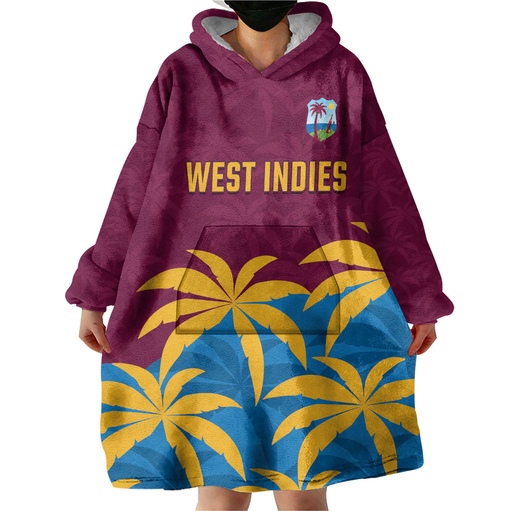 Custom West Indies Cricket Wearable Blanket Hoodie The Maroons Calypso Heritage