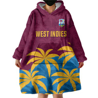Custom West Indies Cricket Wearable Blanket Hoodie The Maroons Calypso Heritage