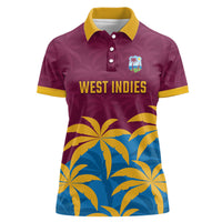 Custom West Indies Cricket Women Polo Shirt The Maroons Calypso Heritage