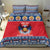 Personalized Serbia Christmas Bedding Set Eagle with Cesnica Christmas Bread - Wonder Print Shop