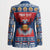 Personalized Serbia Christmas Blazer Eagle with Cesnica Christmas Bread - Wonder Print Shop