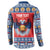 Personalized Serbia Christmas Button Sweatshirt Eagle with Cesnica Christmas Bread - Wonder Print Shop