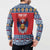 Personalized Serbia Christmas Button Sweatshirt Eagle with Cesnica Christmas Bread - Wonder Print Shop