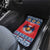 Personalized Serbia Christmas Car Mats Eagle with Cesnica Christmas Bread - Wonder Print Shop