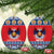 Personalized Serbia Christmas Ceramic Ornament Eagle with Cesnica Christmas Bread - Wonder Print Shop