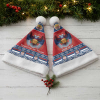 Personalized Serbia Christmas Santa Hat Eagle with Cesnica Christmas Bread - Wonder Print Shop