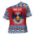 Personalized Serbia Christmas Cross Shoulder Shirt Eagle with Cesnica Christmas Bread - Wonder Print Shop