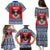 Personalized Serbia Christmas Family Matching Puletasi and Hawaiian Shirt Eagle with Cesnica Christmas Bread - Wonder Print Shop
