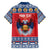 Personalized Serbia Christmas Family Matching Puletasi and Hawaiian Shirt Eagle with Cesnica Christmas Bread - Wonder Print Shop