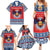 Personalized Serbia Christmas Family Matching Summer Maxi Dress and Hawaiian Shirt Eagle with Cesnica Christmas Bread - Wonder Print Shop