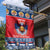 Personalized Serbia Christmas Garden Flag Eagle with Cesnica Christmas Bread - Wonder Print Shop