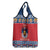 Personalized Serbia Christmas Grocery Bag Eagle with Cesnica Christmas Bread - Wonder Print Shop