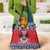 Personalized Serbia Christmas Grocery Bag Eagle with Cesnica Christmas Bread - Wonder Print Shop