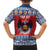 Personalized Serbia Christmas Kid Hawaiian Shirt Eagle with Cesnica Christmas Bread - Wonder Print Shop