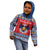 Personalized Serbia Christmas Kid Hoodie Eagle with Cesnica Christmas Bread - Wonder Print Shop