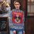 Personalized Serbia Christmas Ugly Christmas Sweater Eagle with Cesnica Christmas Bread - Wonder Print Shop