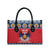 Personalized Serbia Christmas Leather Bag Eagle with Cesnica Christmas Bread - Wonder Print Shop